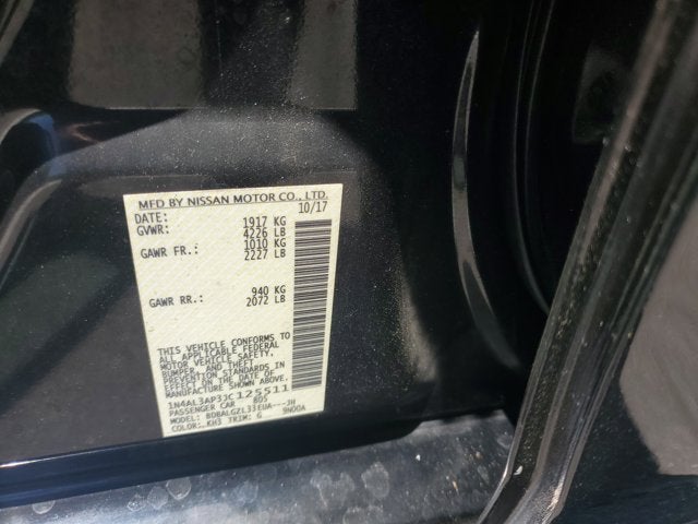 2018 Nissan Altima 2.5 S