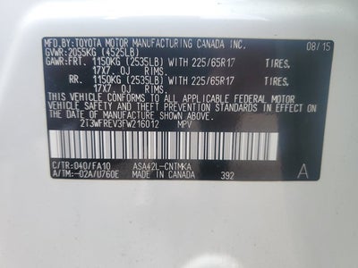 2015 Toyota RAV4 XLE