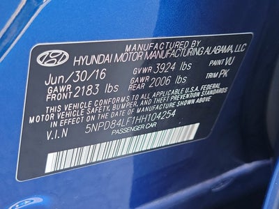 2017 Hyundai Elantra SE