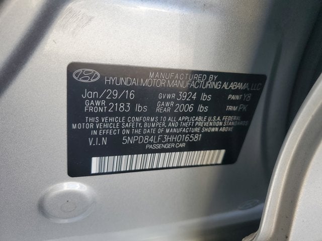 2017 Hyundai Elantra SE