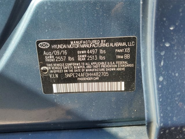 2017 Hyundai Sonata SE