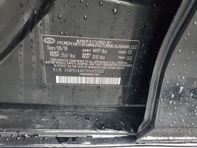 2019 Hyundai Sonata SE