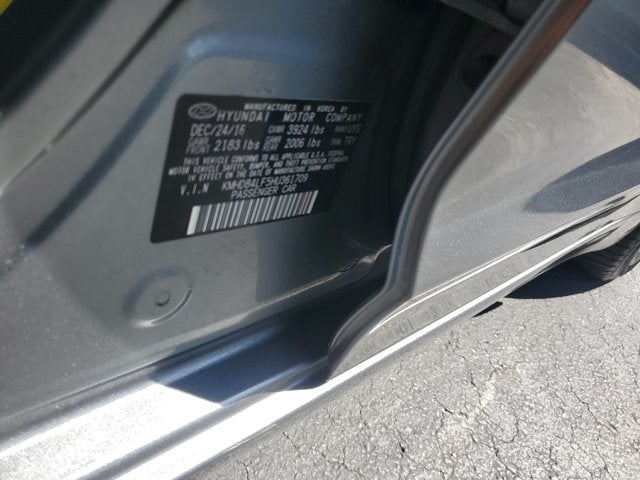 2017 Hyundai Elantra Value Edition